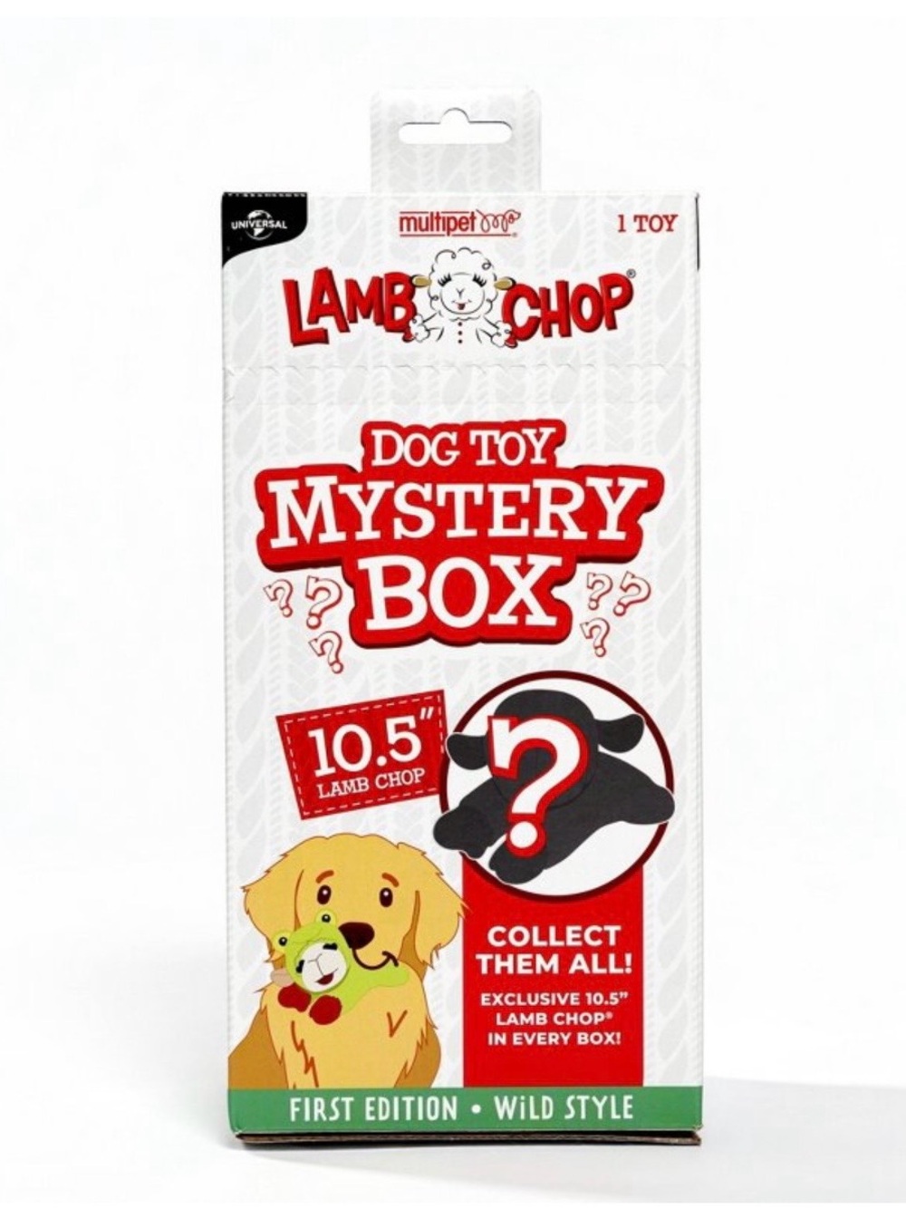 Multipet 10.5" Lamb Chop
Mystery Box Dog Interactive
Plush Toy